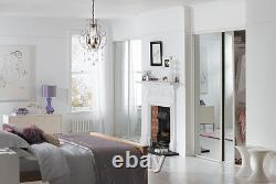 Sliding Wardrobe Doors (Mirrored x 2) & Storage. Up to 1193mm (3ft 11ins) wide