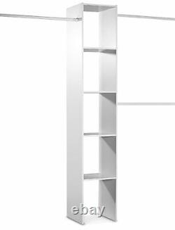 Sliding Wardrobe Doorset. Silver Frame Mirror x 4 & Storage. Up to 3607mm wide