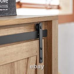SoBuy Storage Cabinet Sideboard & Sliding Door, Kitchen Living Room, FSB59-BR, UK