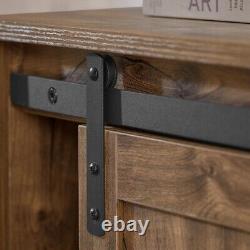 SoBuy Storage Cabinet Sideboard & Sliding Door, Kitchen Living Room, FSB59-N, UK