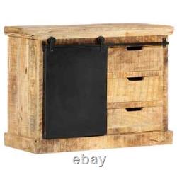 Solid Mango Wood Sideboard 80x30x60cm Commode Side Storage Cabinet vidaXL