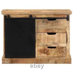 Solid Mango Wood Sideboard 80x30x60cm Commode Side Storage Cabinet vidaXL