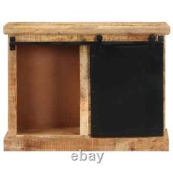 Solid Mango Wood Sideboard 80x30x60cm Commode Side Storage Cabinet vidaXL