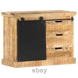 Solid Mango Wood Sideboard 80x30x60cm Commode Side Storage Cabinet vidaXL