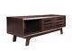 Tv Cabinet Stand Unit Sliding Door Entertainment Living Room Furniture Dark Oak