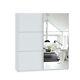 The Range Echo Sliding Door Wardrobe White Matte 205cm X 180cm