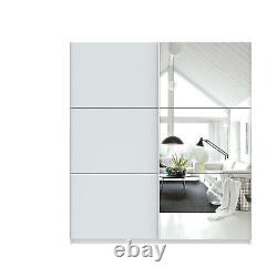 The Range Echo Sliding Door Wardrobe White Matte 205cm x 180cm