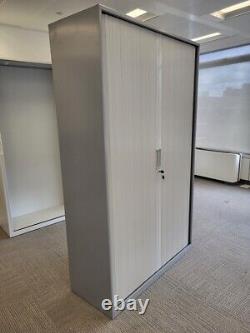 Triumph 2 Sliding Doors Tall Side Office Storage Cupboard Cabinet + UK DELIVERY