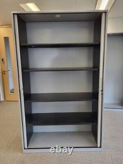 Triumph 2 Sliding Doors Tall Side Office Storage Cupboard Cabinet + UK DELIVERY