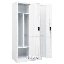 VidaXL Office Cabinet with Sliding Door Anthracite 90x40x180 cm Steel Furniture