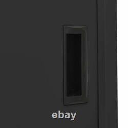 VidaXL Office Cabinet with Sliding Door Anthracite 90x40x180 cm Steelbest