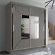 Wardrobe Modern Altanicole Sliding Door Cabinet Shelve Hanging Rail Bedroom Uk