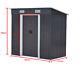 Waterproof Outdoor Garden Metal Shed Large Tool Storage House With 2 Sliding Door