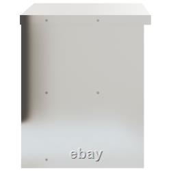 Armoire murale de cuisine avec portes coulissantes Armoire de rangement en acier inoxydable vidaXL