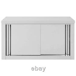 Armoire murale de cuisine avec portes coulissantes supérieures, placard de rangement de 90 cm, NEUF