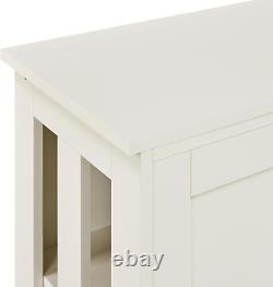 Bahut Buffet Cabinet Empilable Armoire de Rangement de Cuisine avec Porte Coulissante & A