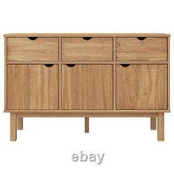 Buffet à côté de Goliraya Armoire de rangement avec porte coulissante Empilable W6B9