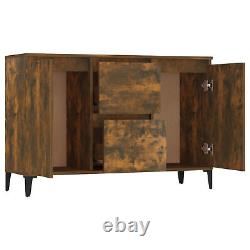 Buffet latéral Gecheer Armoire de rangement avec porte coulissante Empilable W9L8