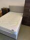 Lit Double Petit Double Avec Matelas! 5ft9 Ou 5ft6! TÊte De Lit De Rangement