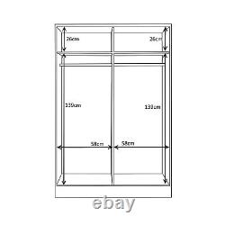 Réfléchir Mobilier de chambre High Gloss Gris / Blanc Mat Armoire Commode Chevet